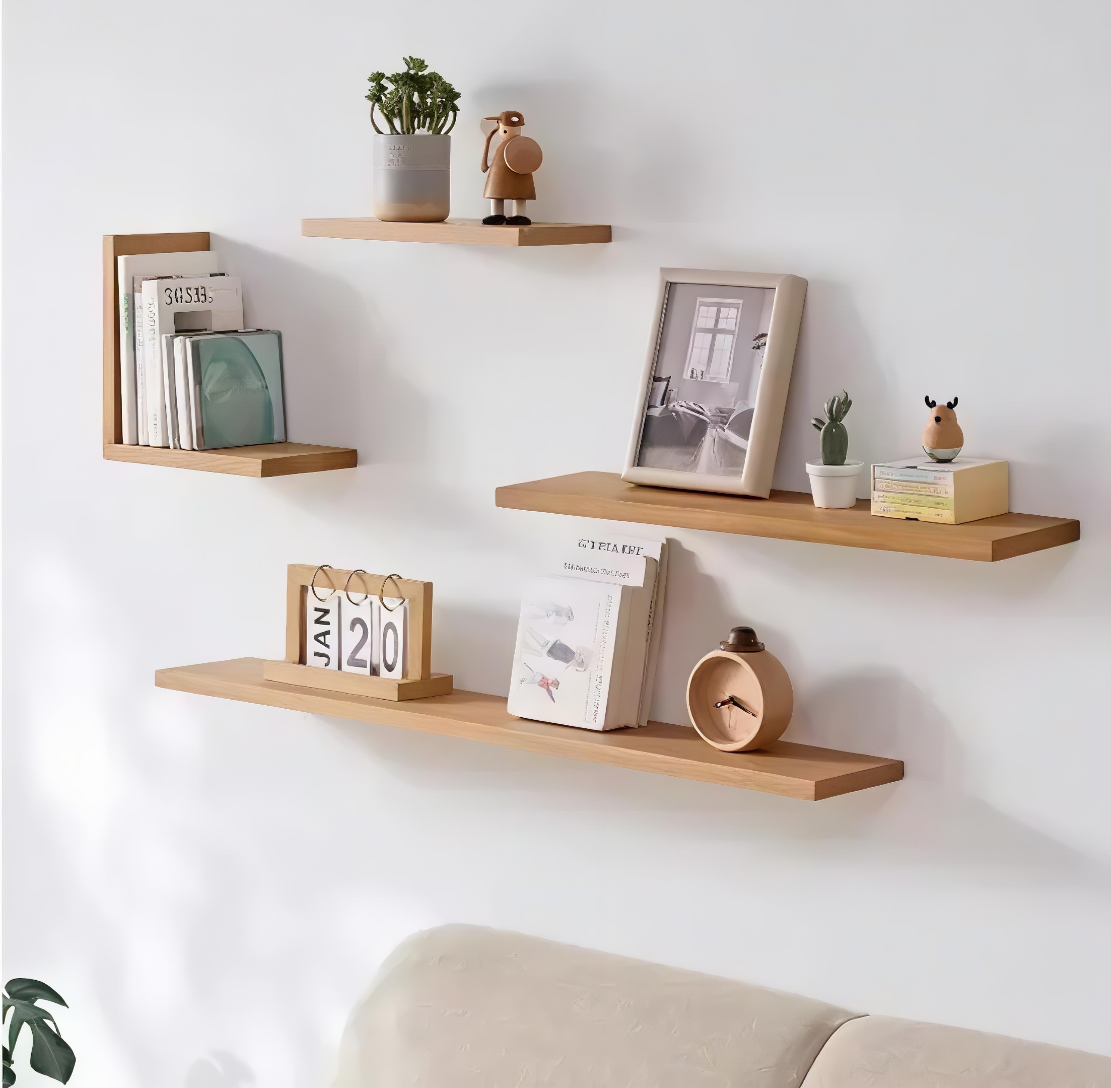 Natural wood home decor